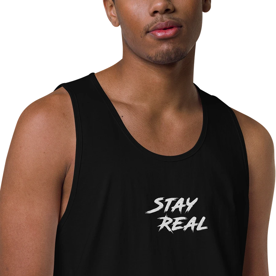 Stay REAL Embroidered Tank product image (8)