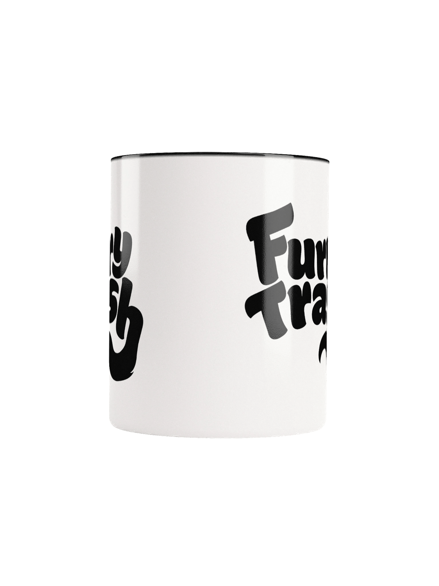 Furry Trash Mug - Bubble Logo (Black) product image (65)
