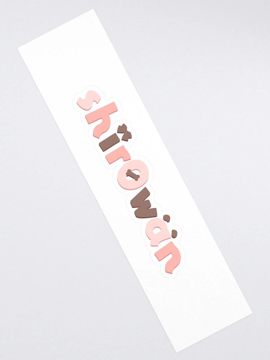 big ahh logo sticker product image (2)