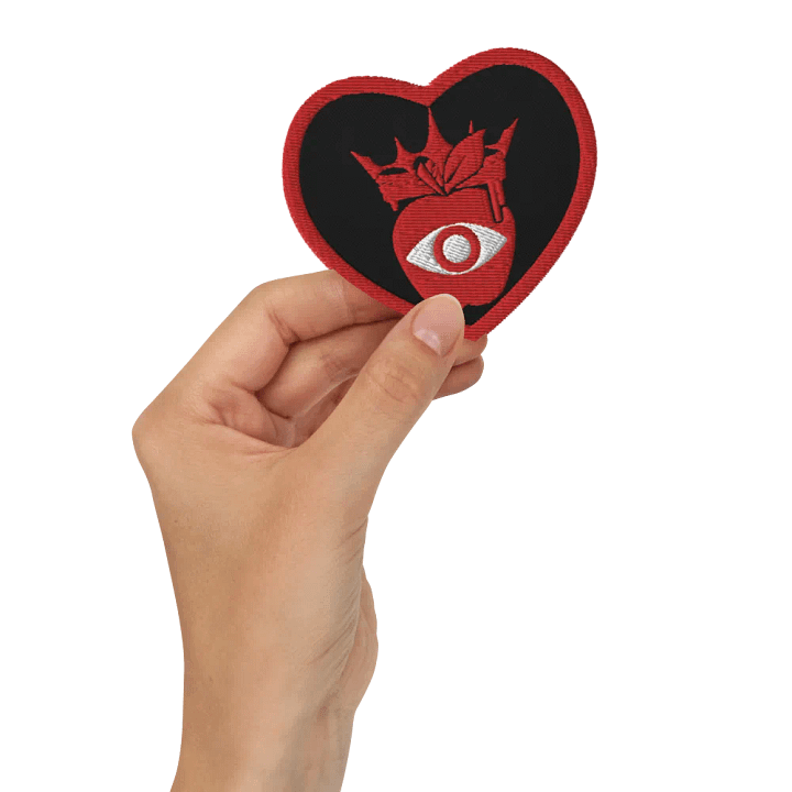 Crowned Apple (Red) ✦ Embroidered Patches product image (2)