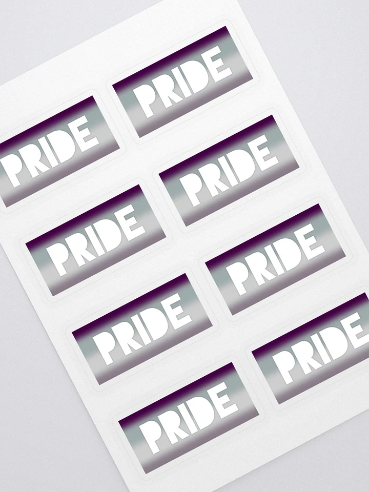 Asexual Pride On Display - Stickers product image (1)