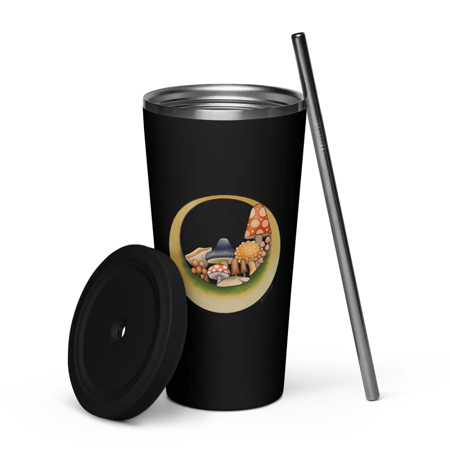 Moonie Shrooms Tumbler with Straw product image (10)