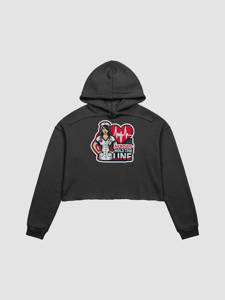 Stethoscope Nurse, Nurse heartbeat Crop Hoodie product image (1)