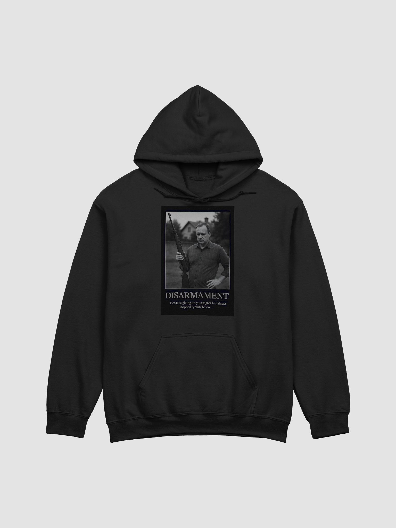 Disarmament Hoodie – Because every utopia starts with victims product image (1)