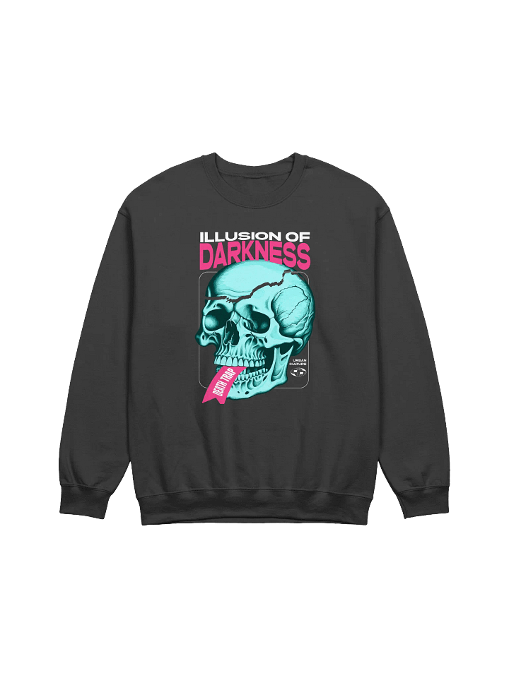 Darkness Skull Graphic Sweatshirt product image (1)