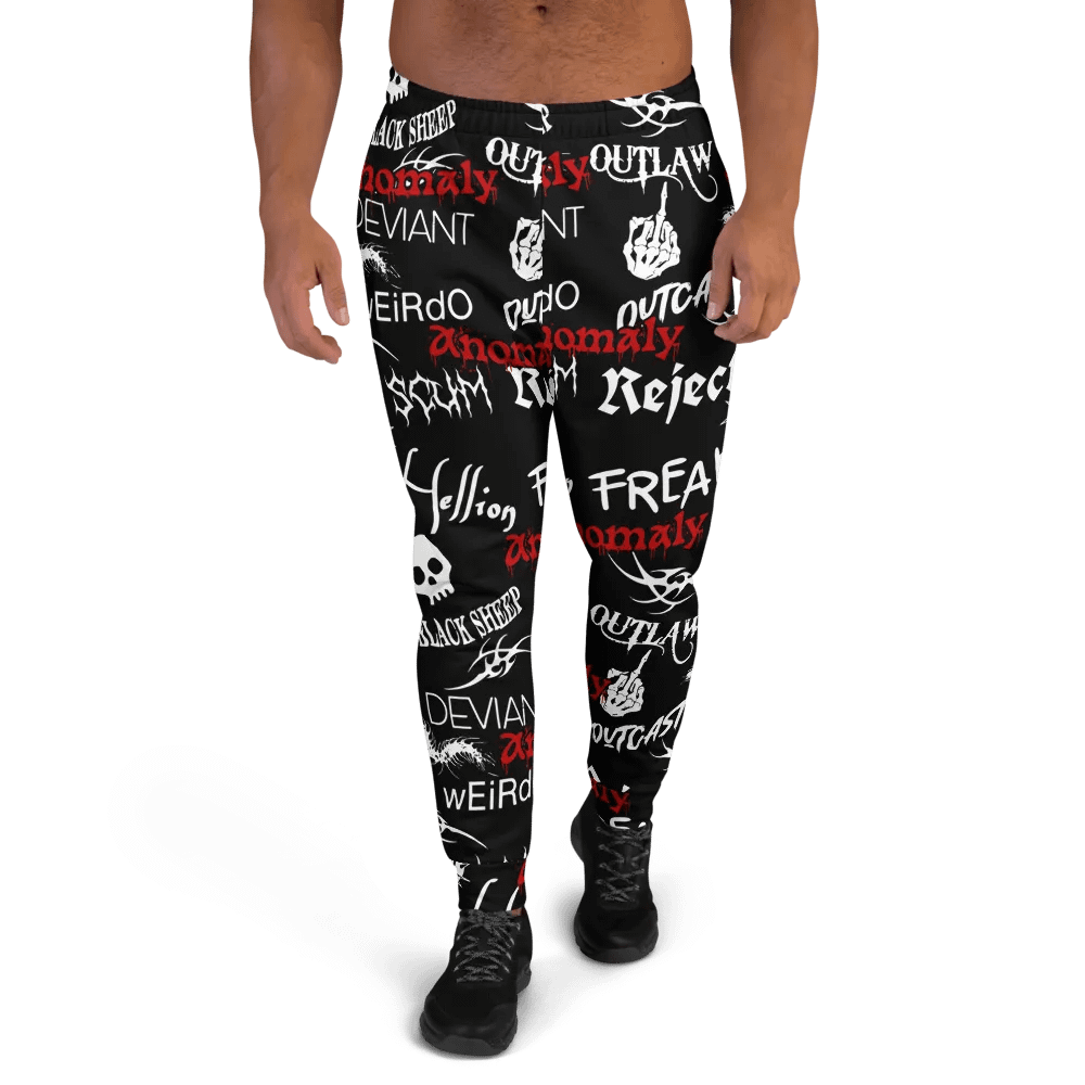 Outcast All Over Black Sweatpants product image (2)