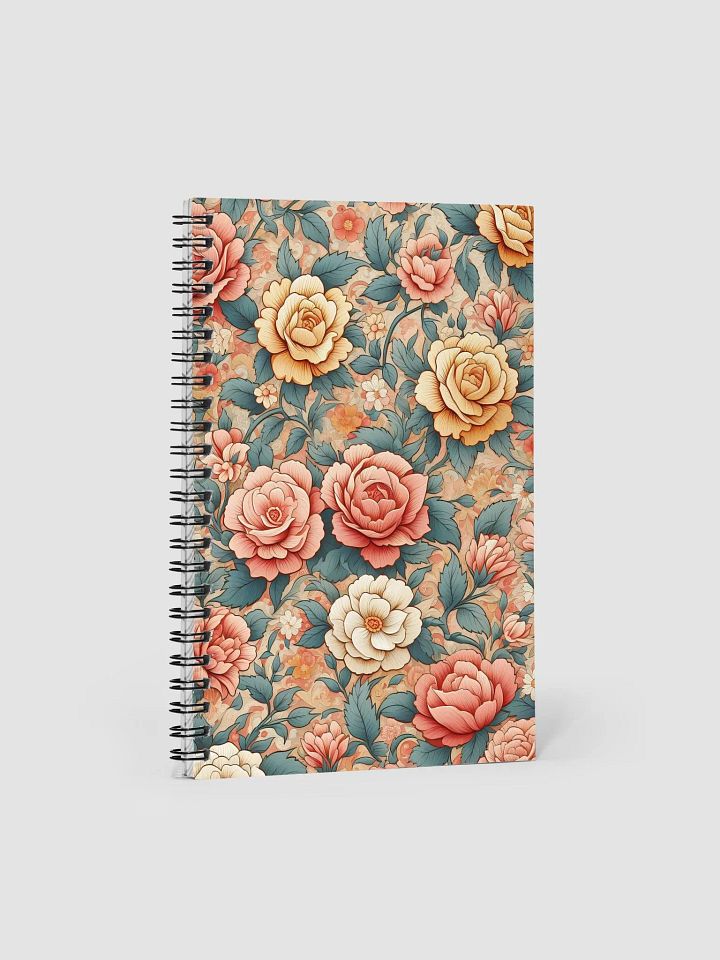 Royal Floral Spiral Notebook product image (1)