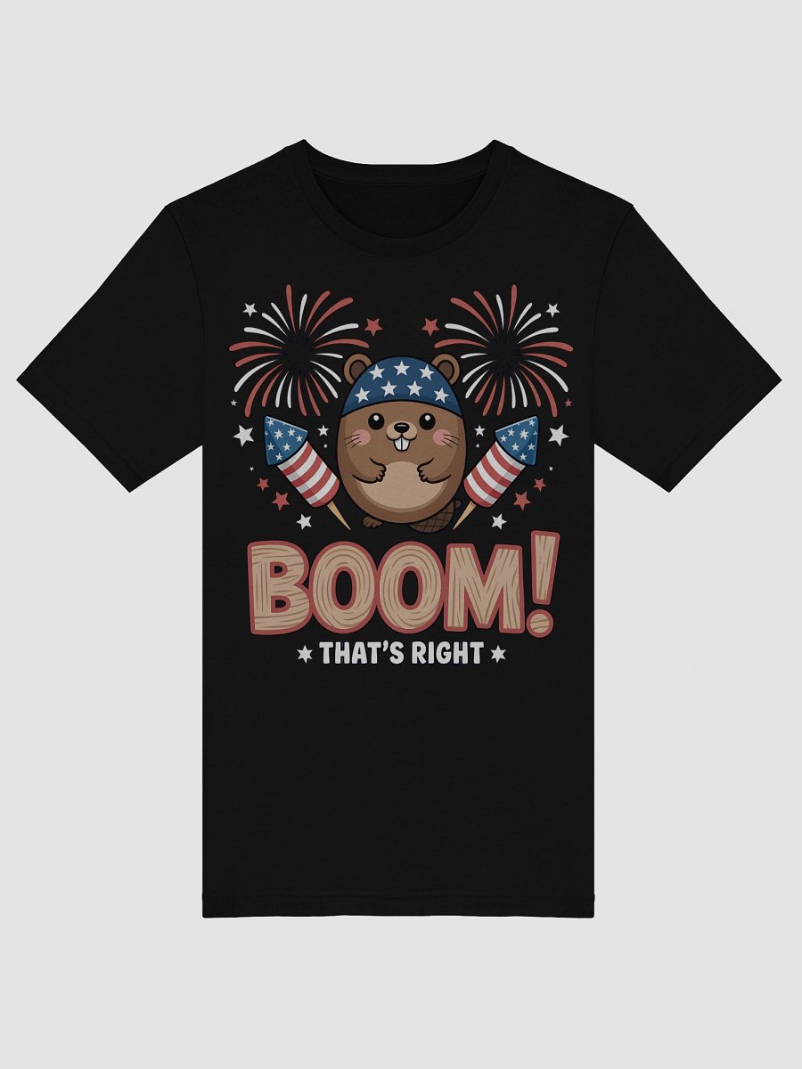 Patriotic Beaver Boom T-Shirt product image (35)