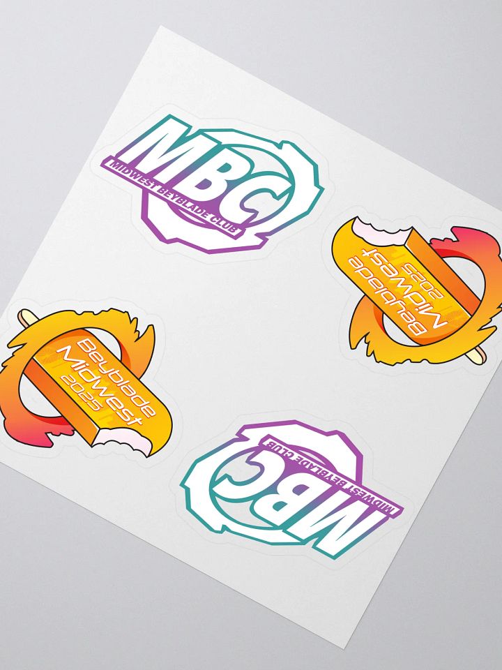 Midwest Beyblade Club Sticker Set product image (2)