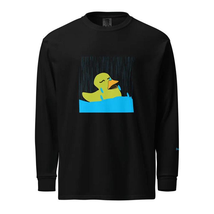 Quackers Cry Comfort Colors Unisex Garment-Dyed Heavyweight Long Sleeve Shirt product image (1)