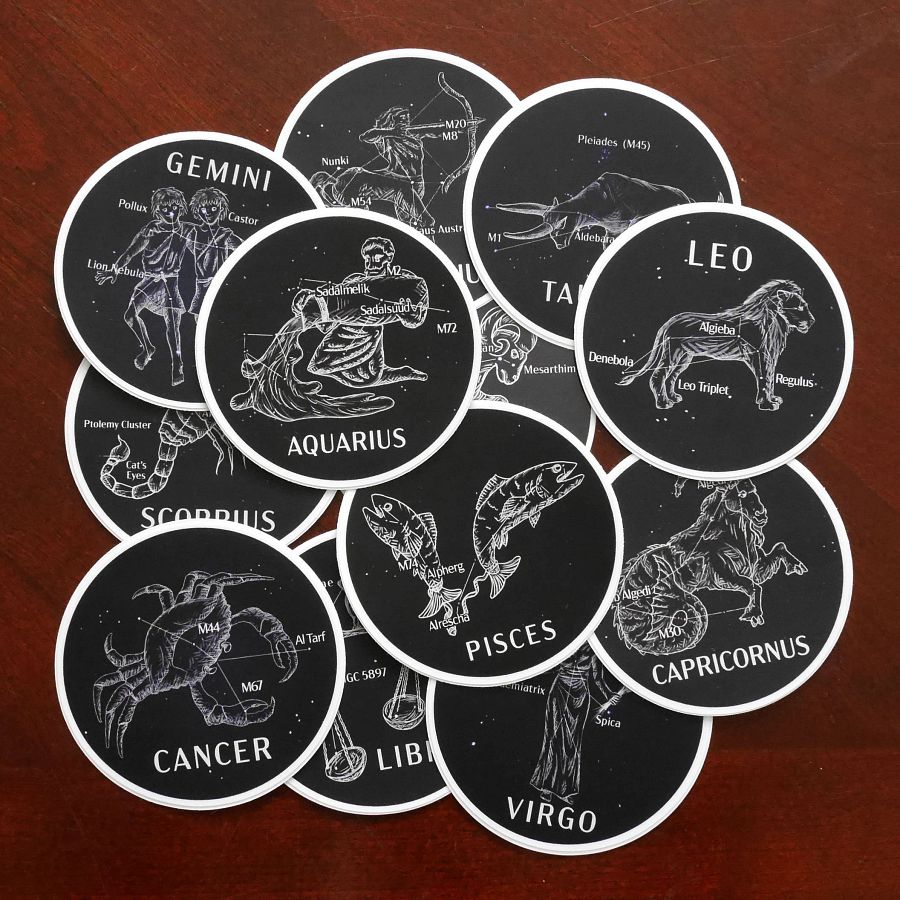 Zodiac Constellaton Sticker product image (1)