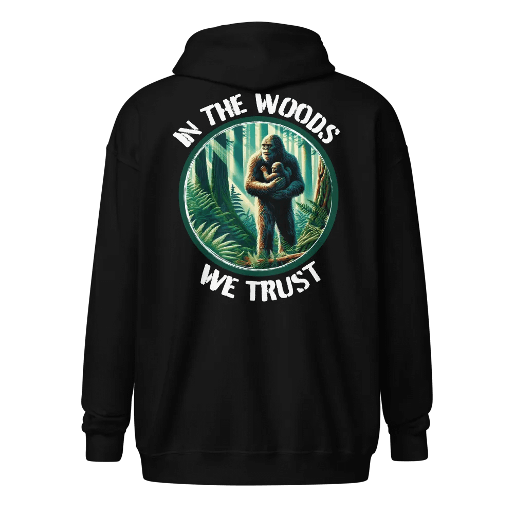 IN THE WOODS WE TRUST ZIP UP HOODIE product image (1)
