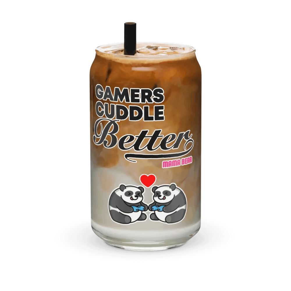 Gamers Cuddle Better Can-Shaped Glass product image (6)