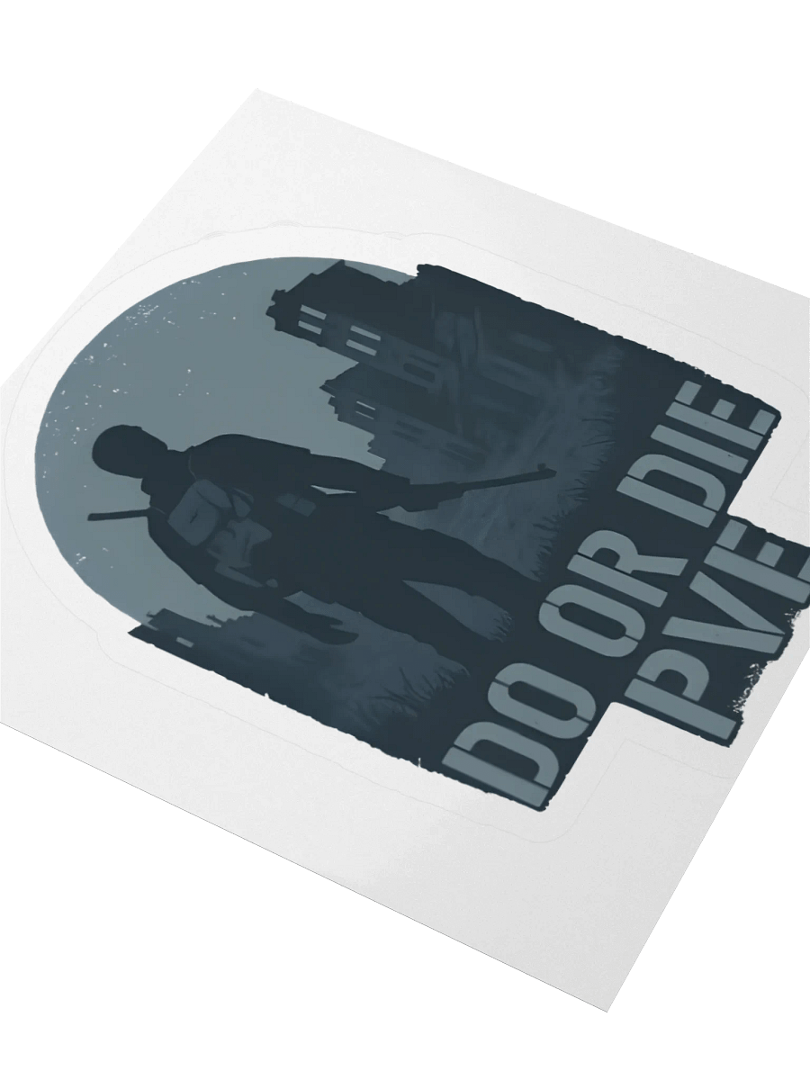 Survivalist Silhouette Kiss Cut Stickers product image (5)