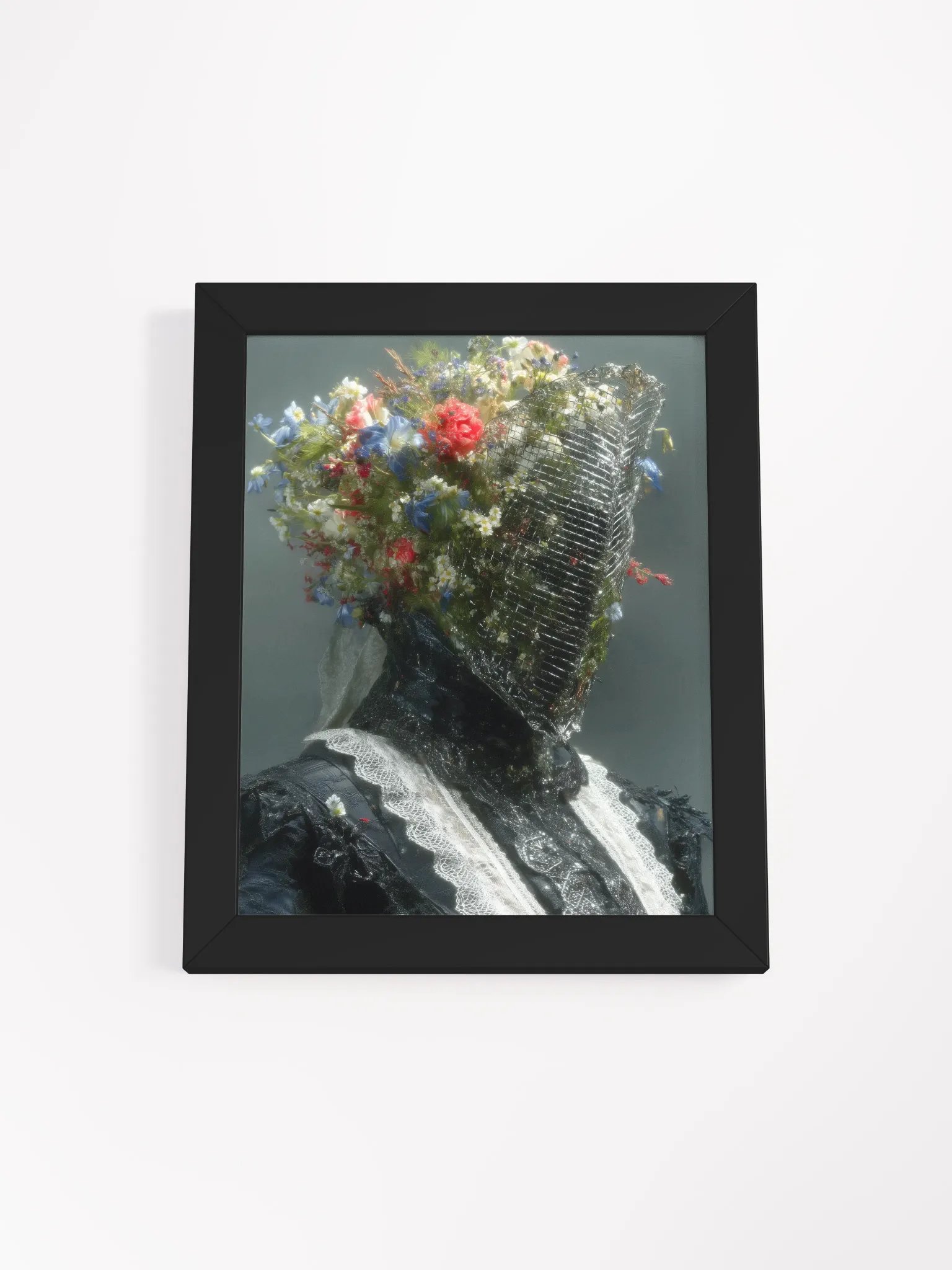 Veil of Bloom Ayous Wood Framed Matte Poster product image (8)