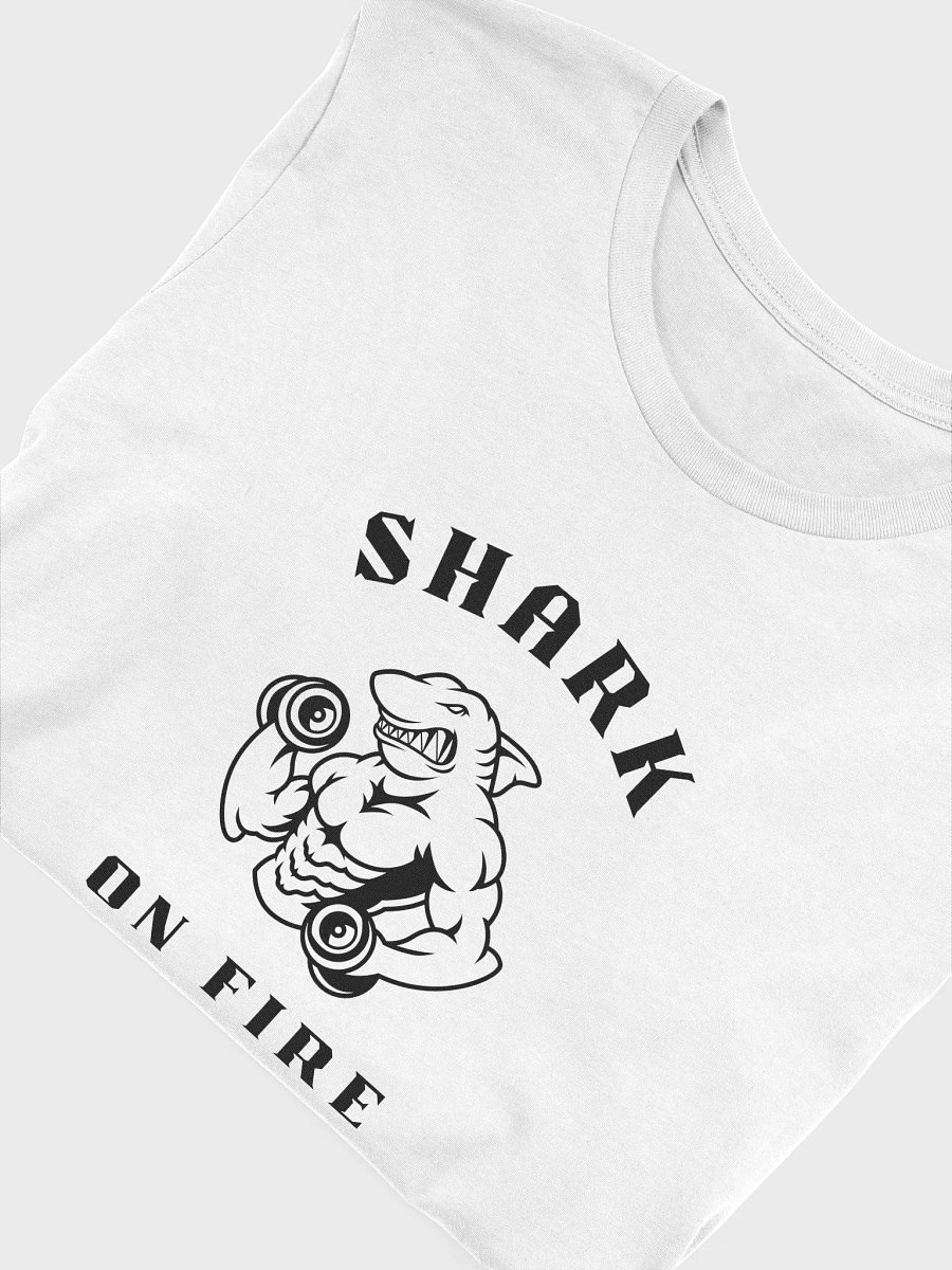 Shark on fire T-Shirt product image (3)