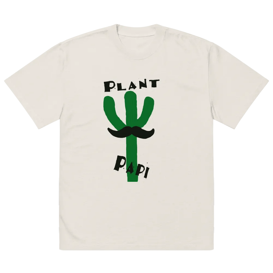 Mustachioed Cactus 'Plant Papi' Tee product image (10)