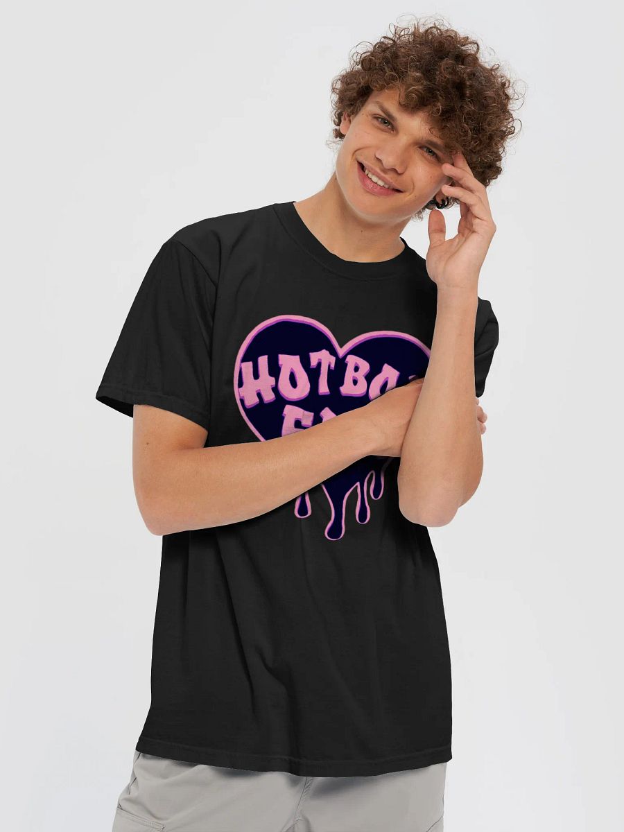 HOT BOX FAM BLACK AND PINK LOGO TEE product image (9)