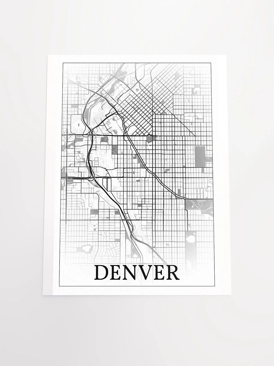 Denver, Colorado, USA, city map print product image (19)