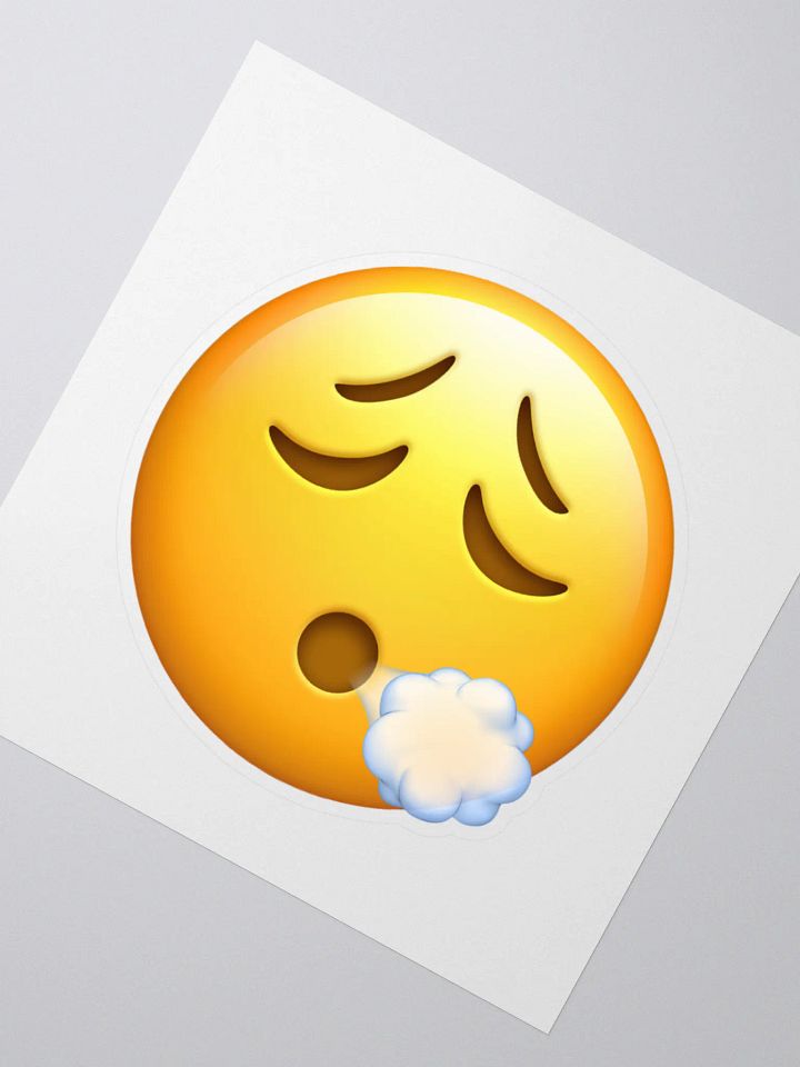 Cool Emoji with a blow sticker set . product image (5)