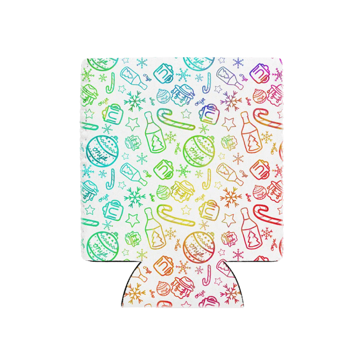 Limited Edition Christmas Rainbow Stubbie Holder product image (1)