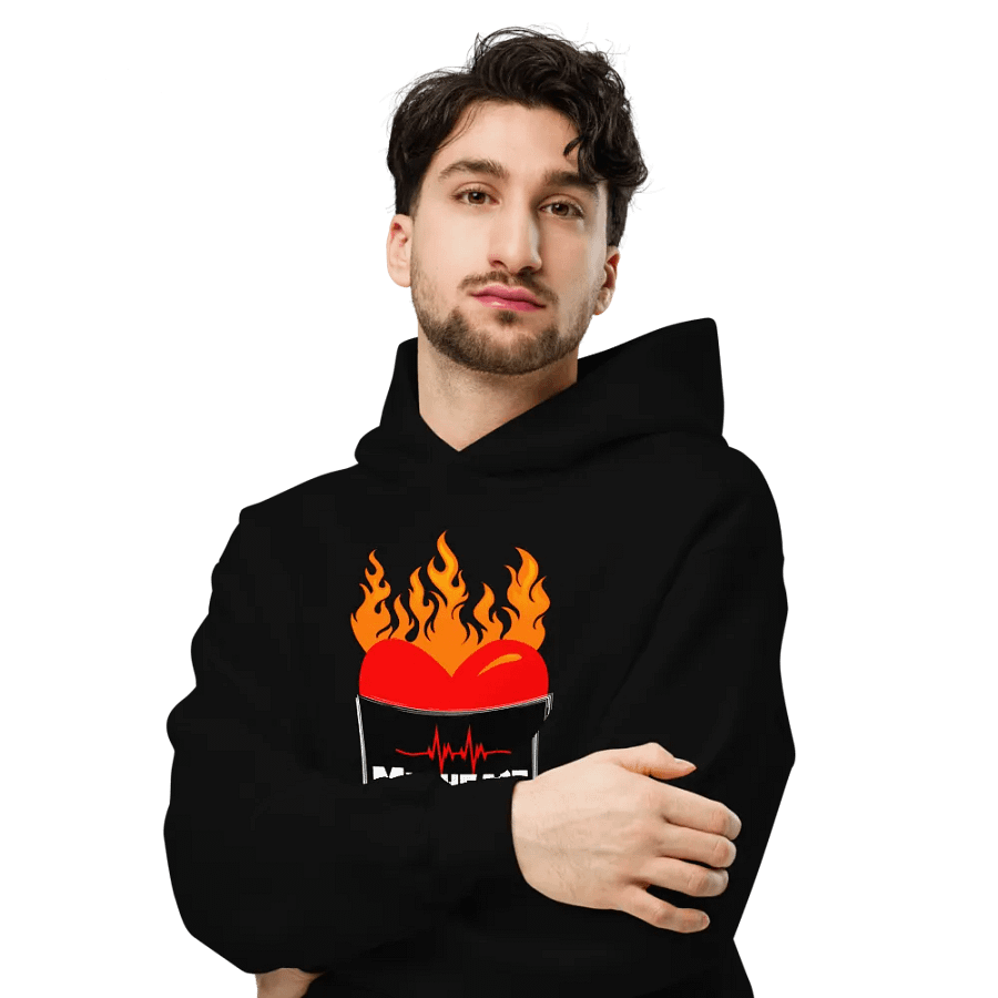 My heart unisex hoodie product image (9)