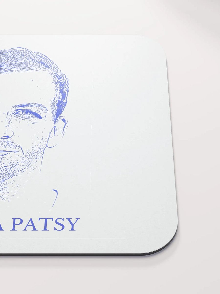 I'm Just a Patsy Mouse Pad (Blue/White) product image (5)