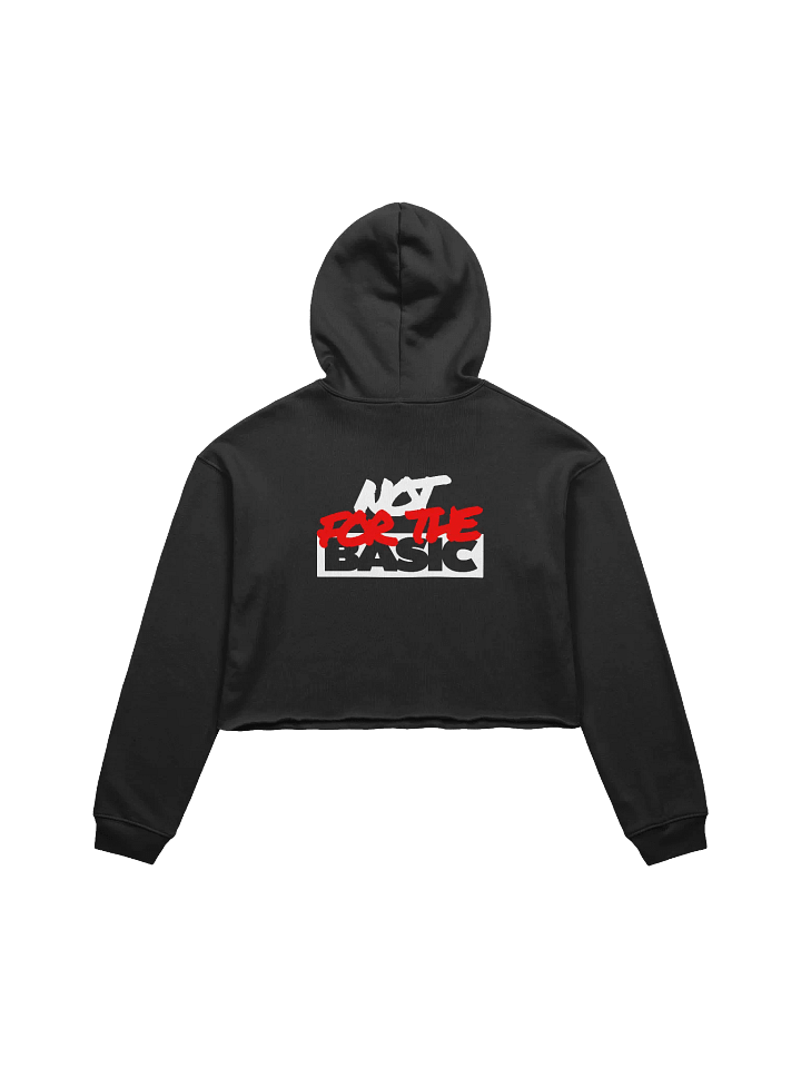 Not Basic Women's Fleece Crop Hoodie product image (1)