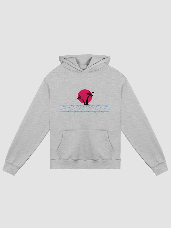 Tropical Synthwave Sunset Hoodie product image (1)