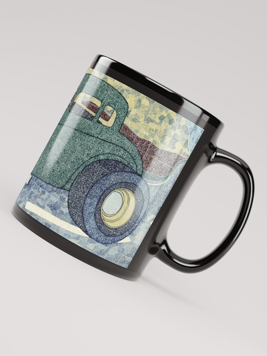 Green Hotrod Black Glossy Mug product image (8)