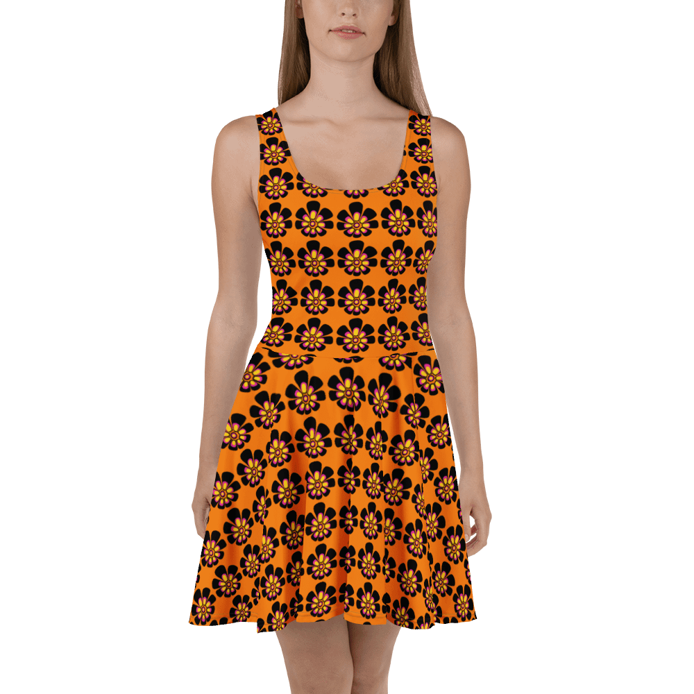 Groovy Blossom Skater Dress product image (2)