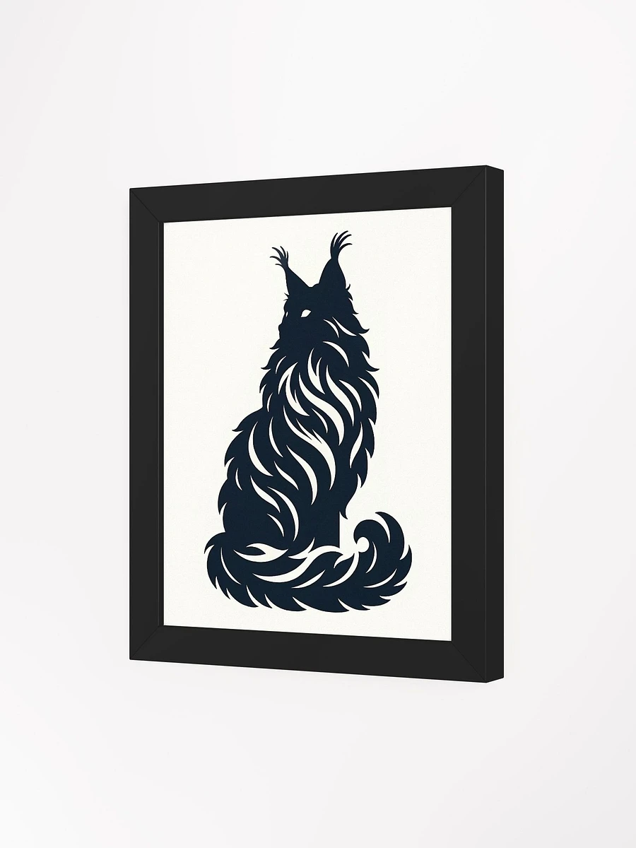 Framed High-Quality Matte Poster (in): Maine Coon product image (40)