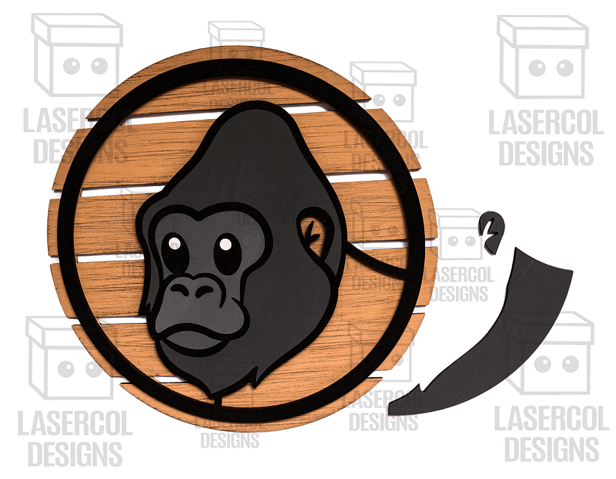 Animals DIY Paint Kit Puzzle Set 2 - Laser Cut Files product image (6)