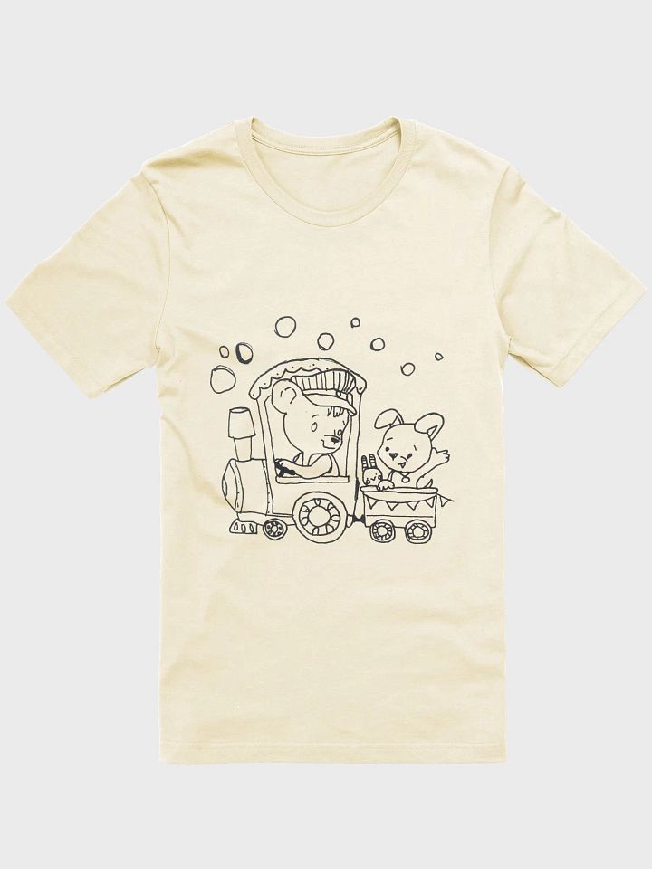 cute Bear Adventure Line Drawing T-shirt product image (2)