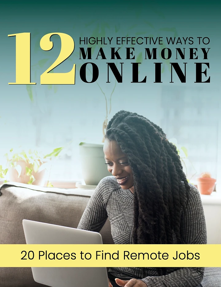 Make money online - 20 Places to Find Remote Jobs + Bonus product image (1)