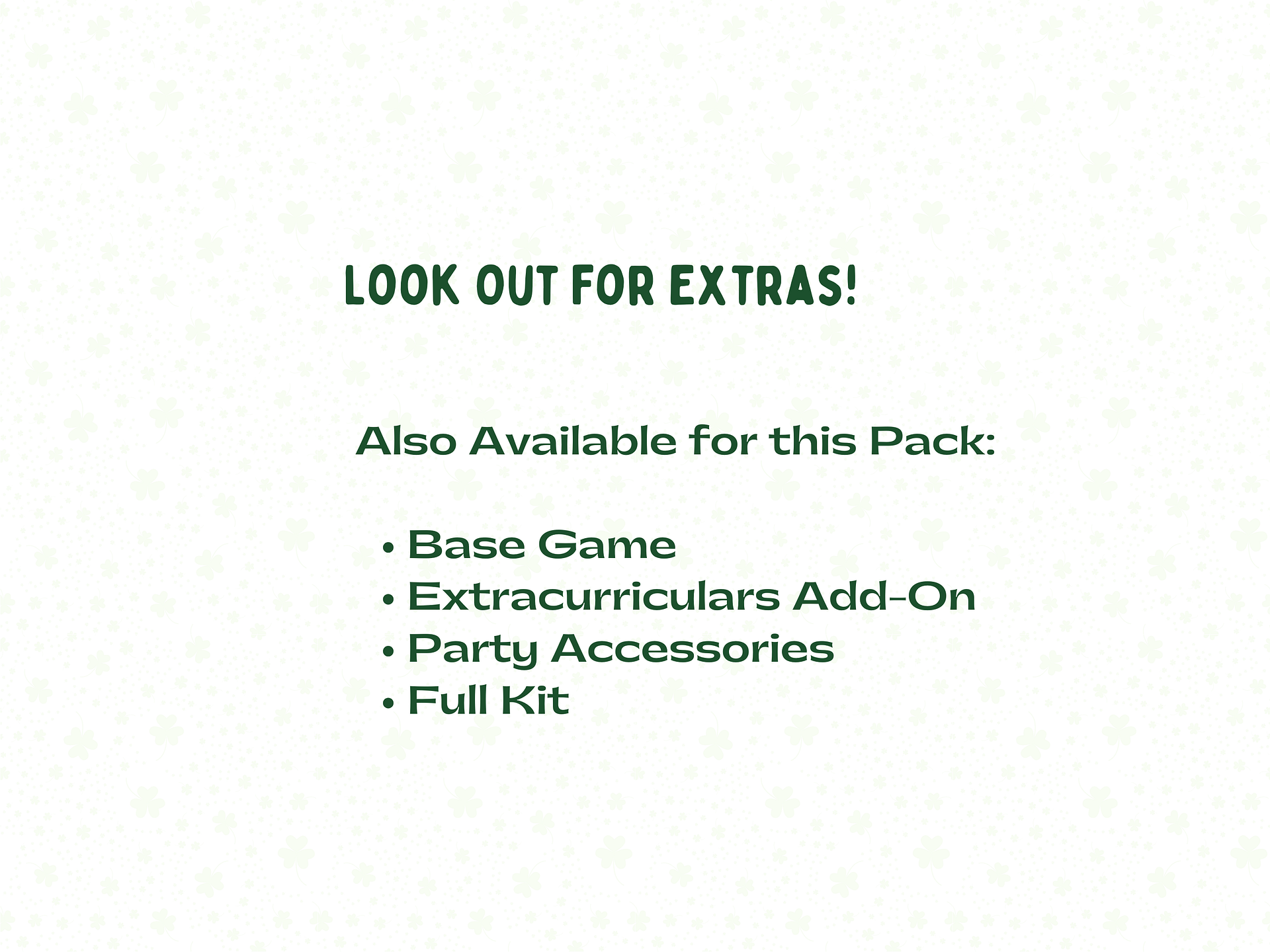 Out of Luck- A Festive St. Patrick's Day Murder Mystery - Invitations Add-On product image (3)