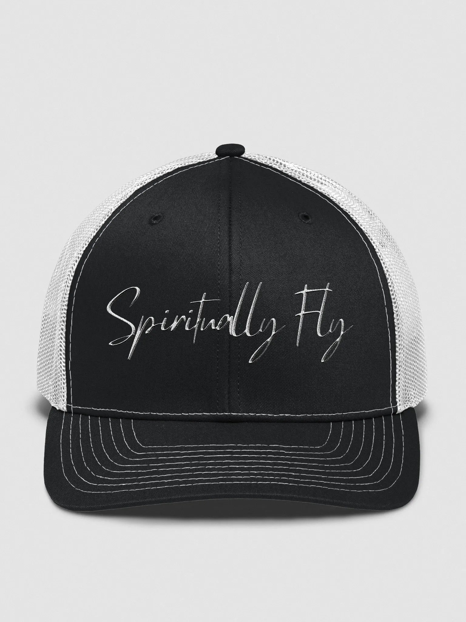 Spiritually Fly Trucker Hat (Embroidered) product image (1)