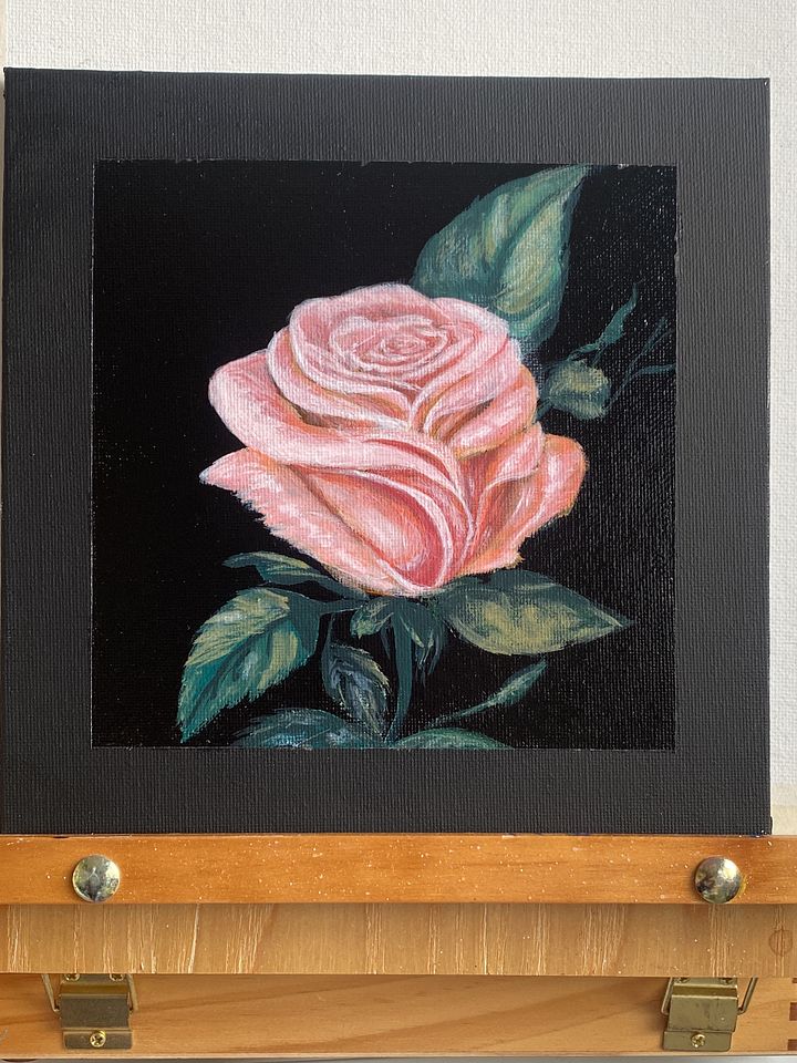 The Enchanting Rose | Original Acrylic on Canvas Board product image (2)