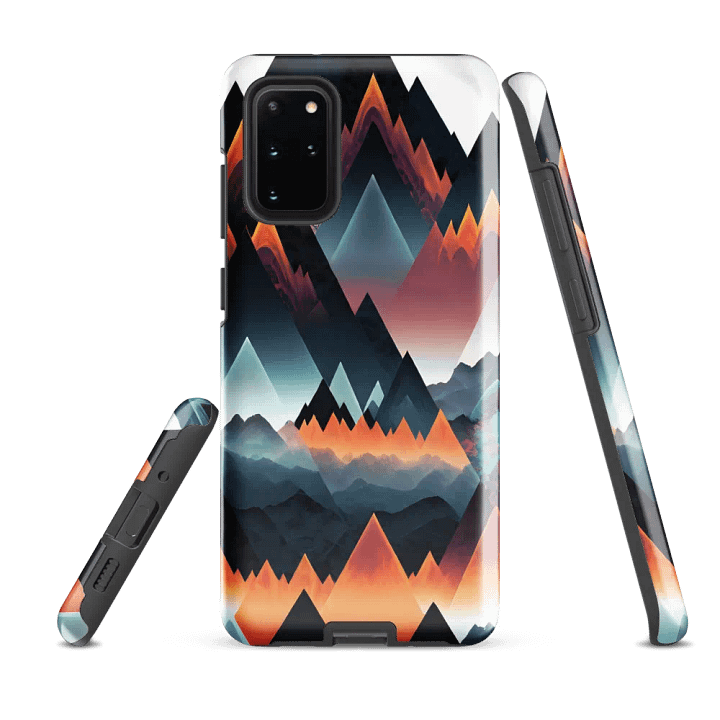 Tough Phone Case for Samsung® - Boho Mountain Peaks Artistic Design product image (2)