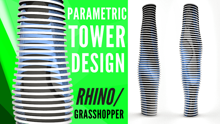 Aqua Towers Parametric Design Grasshopper Rhino Files Download product image (2)