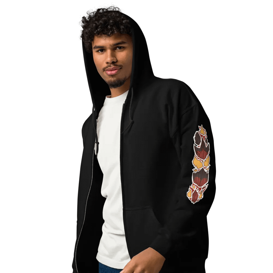 Rathalos (Alt Design) Zip-Up Hoodie product image (10)