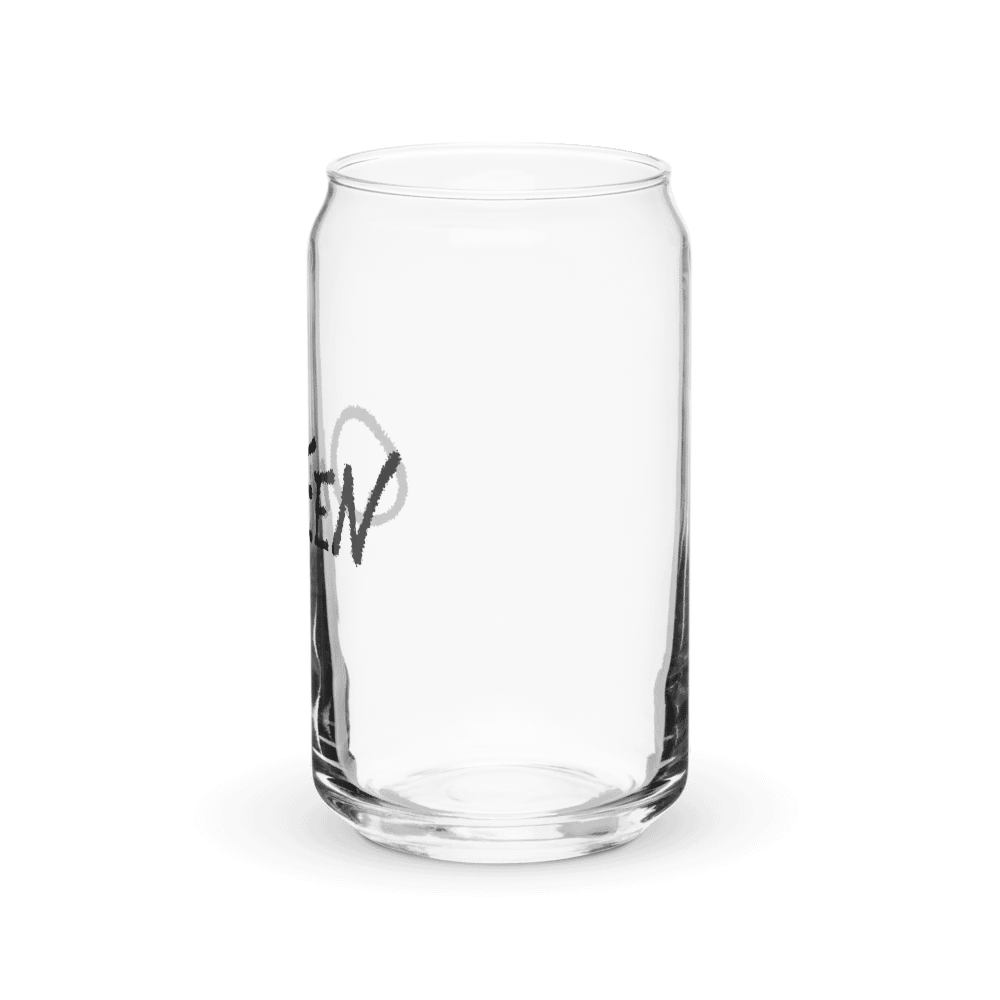 Royal Script Can-Shaped Glass product image (7)