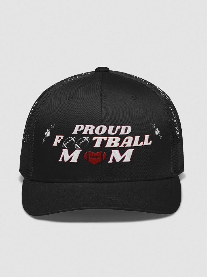 Proud Football Mom Retro Trucker Hat product image (2)