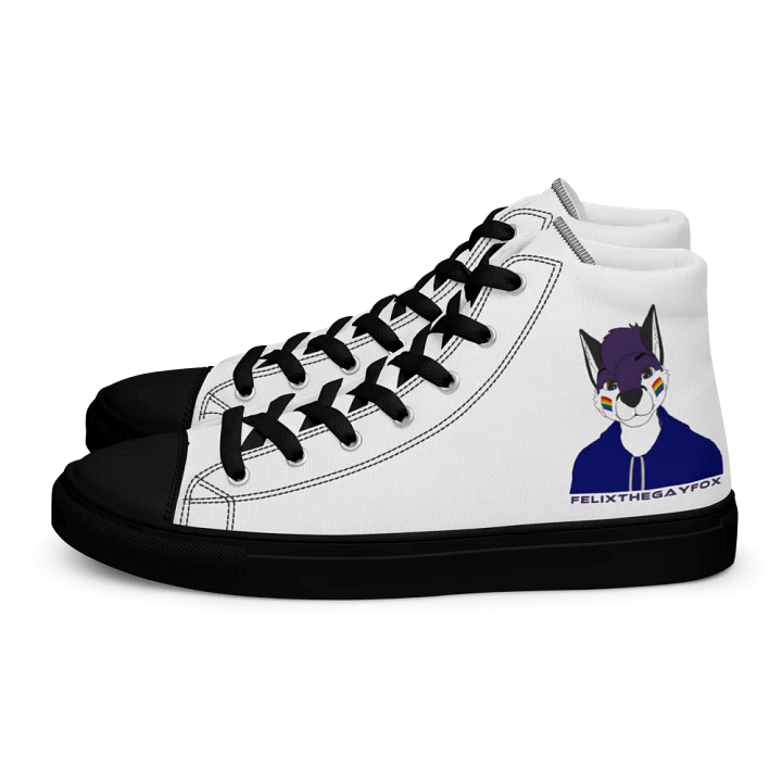 FelixTheGayFox - Men's High Top Canvas Shoes product image (1)