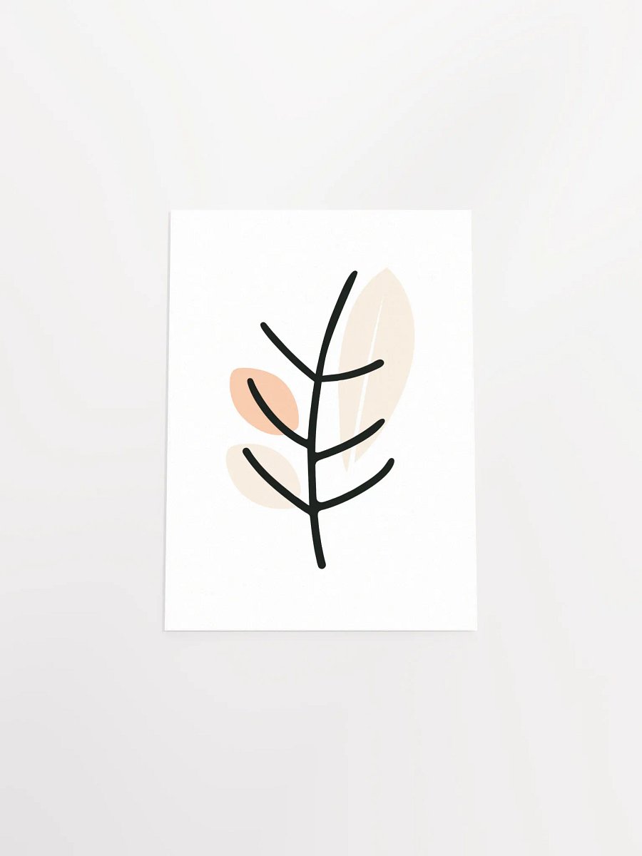 Stem & Silence Minimalist Poster product image (5)