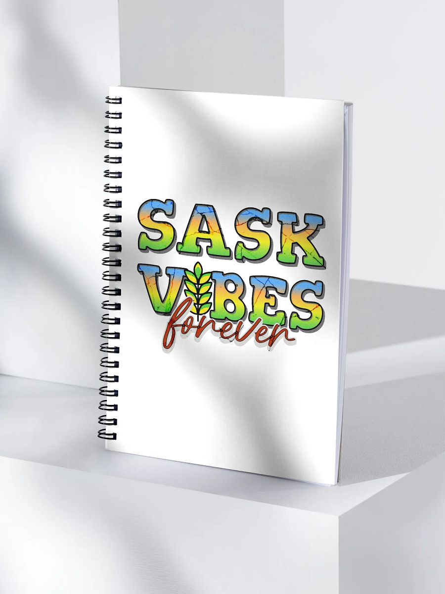 Sask Vibes Forever Spiral Notebook product image (1)