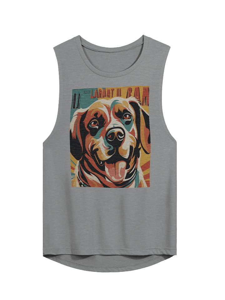 Vibrant Canine Portrait Muscle Tank product image (3)