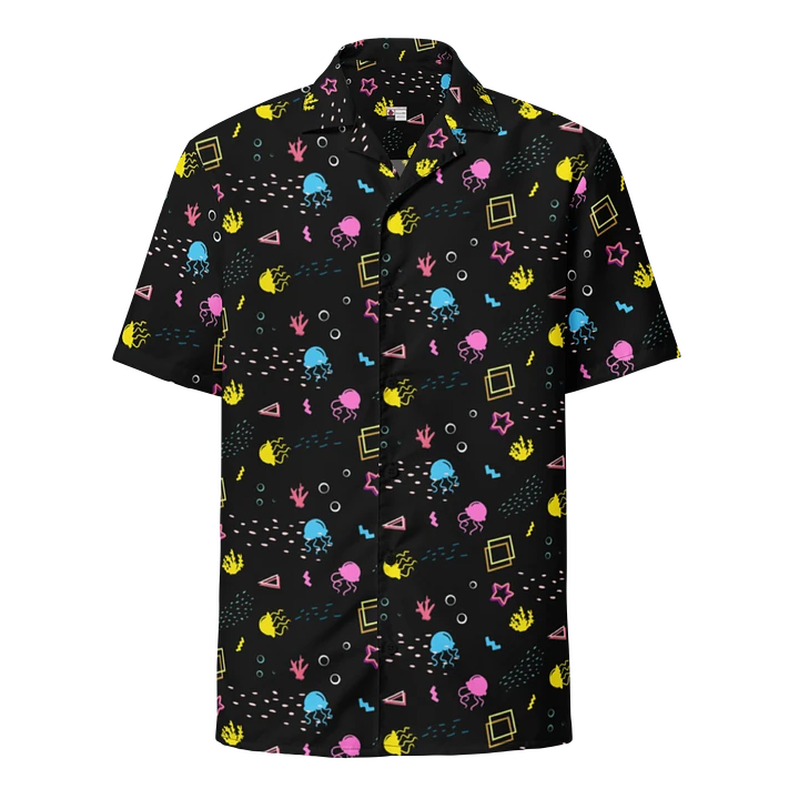 Shifty Seas dark pattern button down shirt product image (2)
