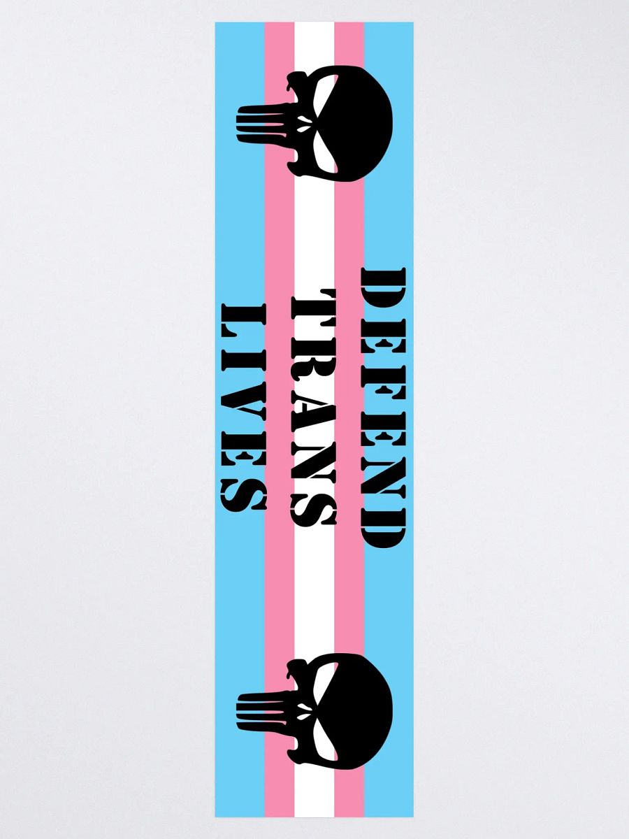 Defend Trans Lives - Bumper Sticker - Punisher product image (3)