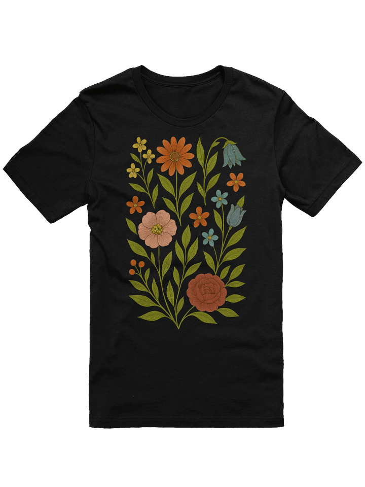 🌸 "Floral Serenity T-Shirt – Relaxing Calm Aesthetic |Floral Symphony T-Shirt product image (2)